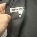 Reformation NEW  Zenni Linen Mini Dress Black 6 Photo 5