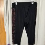 Swimsuit For All Swimsuits For All Black and Pink Patterned Capri Swim Leggings Size 20 Photo 4