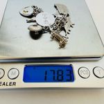 Vintage Sterling Charm Bracelet 9 Charms Life Story 7” 17.83g‎ Silver Photo 12