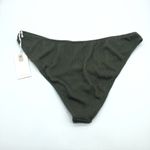 Good American Crinkle Good Basic Cheeky Bikini Bottom Green Size 5/6 US 2XL/3XL Photo 1