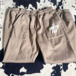 White Fox Boutique Offstage Hoodie and Sweatpants Fawn Photo 0