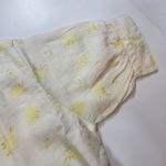 Tularosa  Whitaker Button Front Dress in Faded Yellow Floral XXS Photo 6