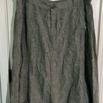 cj banks  midi green linen blend skirt size 20w Photo 0