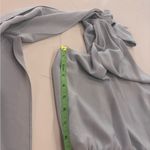 Halston Heritage One-Shoulder Dress in Light Gray size 4 Photo 11