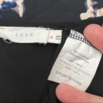 Lush Clothing Lush MEDIUM Black Sheer Industrial Sleeveless Bronze Metal Statement Top Blouse Photo 4