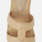 Schutz  Tammya Rattan Flat Sandals Sz. 10 Photo 0