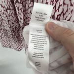 Rails  Juni Midi Dress Pink Static Leopard Size Medium Tie Waist Girly Feminine Photo 9