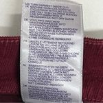 NYDJ  size 8 Aliana jegging corduroy pants Women's Burgundy lift tuck technology Photo 6