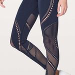 Lululemon Reveal Tight Precision Leggings In Deep Navy Photo 0