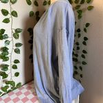 We The Free Blue Distressed Long Sleeve Small Photo 2