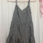 Hollister  Game Day Black And White Plaid Romper Photo 0