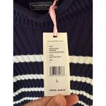 Vineyard Vines NWT Women's Roll Neck Stripe Sweater Dress Size L Merino Wool Photo 1