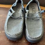 Hey Dude  women’s Herringbone Gray Loafers Photo 1