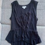 Velvet By Graham And Spencer  black sleeveless blouse Photo 6