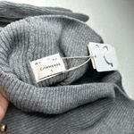 Commense Gray Oversized Overfold Off The Shoulder Knit Sweater S NWT Photo 5