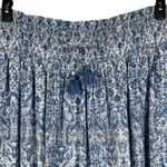 J. Jill Large Maxi Skirt Smocked Waist Abstract Pull Photo 1