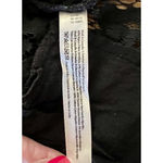 Free People ‎ FP One Adella Lace Elastic Black Bralette Women's XS Floral EUC Photo 5