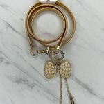 Sophia Collection  Faux Pearl Rhinestone Bow Stretch Cinch Belt Size XS Small S Photo 4