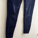 Alo Yoga - Moto Leggings Navy Athletic Gym Training Workout CrossFit Dance Photo 5