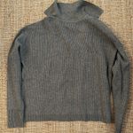 A New Day Cropped Vneck Grey Sweater Size M Photo 4