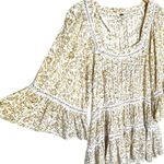 Free People Women’s Talk About It Tunic Top Mini Dress Medium Photo 2