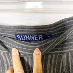 SUNNER Knit Grey Pinstripe Pencil Skirt Size‎ XS Gray Photo 3