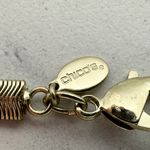 Chico's  Rhinestone Herringbone Chain Necklace ✨ Gold Tone Layering Photo 2