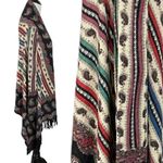 Anthropologie Guinevere Merino Wool Cardigan Sweater Bohemian Gypsy Fringe Small Photo 6