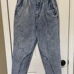 Vintage Lerner Acid Wash Blue Boyfriend Jeans 100% Cotton Relaxed Fit Size 10 Photo 0