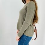 Madewell  Knit Crewneck Sweater in Moss Green Size XS Photo 3