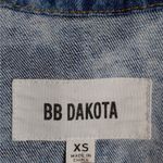 Womens Denim Jacket XS Blue Tie Dye Cropped Y2K Indie BB Dakota By Steve Madden Photo 7