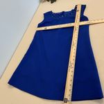 Blu Pepper Dress Womens M Sleeveless Pyramids Studs Royal Blue Open Back Y2K Photo 9