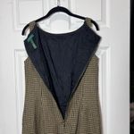 Ralph Lauren Lauren  Houndstooth Sheath Dress Sleeveless Zipper Pockets Size 12 Photo 5