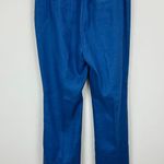 J.Crew  Tall Kaya Pant Stretch Linen Blend Cobalt Berry Blue Classic US 8T NWT Photo 7
