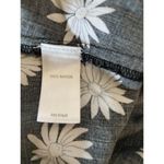 J Jill Black Daisy Print Ruffle Hem Short Sleeve Midi Flowy Dress M (no belt) Size M Photo 4