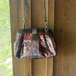 Donald J. Pliner gorgeous crossbody / clutch purse. Rare. Flawless. (W dust bag) Red Photo 5