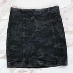 Free People Dark Camo Mini Skirt Photo 3