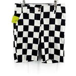 Loudmouth Ladies Golf Shorts Black White Checkered Sporty Trendy Bermuda 4 New Photo 0