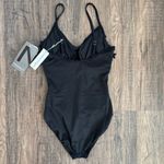 NEW Magicsuit Blaire Fringe One Piece Swimsuit in Black Size 8 Photo 7