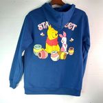 Disney Winnie the Pooh S Blue Hoodie Sweatshirt Stay Sweet Embroidered Applique Photo 0