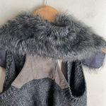 KAUFMANFRANCO Carbon Faux Fur Sweater Vest Gray Size XS Photo 10