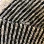 FRNCH  long open front black and‎ white/cream sweater Photo 4