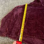 Joyspun Burgundy Lazy Mode Plush Long Sleeve Hoodie M Purple Size M Photo 3