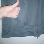 Zella  XL Yoga Running Cowl Neck Zip Front Warm Up Jacket in Medium Gray Photo 2