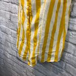 Beach Riot NWT Revolve  The Zoey Yellow/White Striped Romper- Medium Photo 11