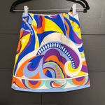 ZARA  Retro Bold Groovy Vintage 70s Women’s Fit & Flare Mini Skirt Sz XS EUC Photo 1