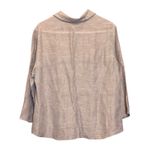 J.Jill Womens Silk Linen Blend Button Down Shirt Top Long Sleeve Size Large Photo 1