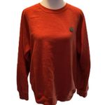Volcom Orange Women’s Long Sleeve Round Neck Sweatshirt Size Medium Photo 0