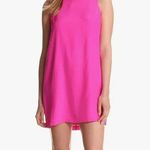 Amanda Uprichard Med Shift Dress 100% Silk Pink Sleeveless Flowy Flirty Photo 0