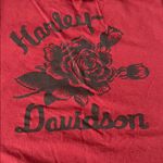 Harley Davidson Harley Floral Graphic Baby TShirt Red Size XS Photo 1
